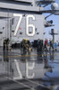 Sailors scrub the flight deck aboard the aircraft carrier USS Ronald Reagan Poster Print - Item # VARPSTSTK104245M