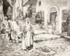 Street Scene In The Kasbah In Algiers, Algeria At The End Of The 19Th Century. From Afrika, Dets Opdagelse, Erobring Og Kolonisation, Published In Copenhagen, 1901. PosterPrint - Item # VARDPI1872886