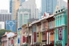 Restored buildings against the modern buildings  Chinatown  Singapore Poster Print by Panoramic Images (36 x 24) - Item # PPI148958