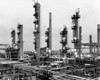 Smoke stacks at an oil refinery  Tidewater Oil Company  Delaware  USA Poster Print - Item # VARSAL25526465