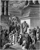 Jonah Telling of Nineveh's Coming Vanquishment  Gustave Dore  Engraving Poster Print - Item # VARSAL9001210