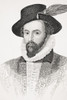 Sir Walter Raleigh C1554-1618 English Adventurer And Writer From Old England's Worthies By Lord Brougham And Others Published London Circa 1880's PosterPrint - Item # VARDPI1855354