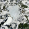 Satellite view of the North Pole Poster Print - Item # VARPSTSTK203741S