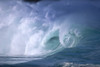 Hawaii, Side Distant View Of Dramatic Big Waves Curling And Crashing, Whitewash A30B PosterPrint - Item # VARDPI1997807