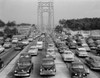 USA  New York  Heavy traffic in front of toll booths of George Washington Bridge Poster Print - Item # VARSAL255422494