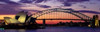 Sydney Harbor Bridge At Sunset  Australia Poster Print by Panoramic Images (39 x 12) - Item # PPI1427