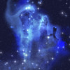 The brilliant blues of this star making nebula shine throughout the cosmos Poster Print - Item # VARPSTCFR100021S