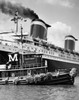 Tugboat in front of cruise ship  SS United States Poster Print - Item # VARSAL25540698