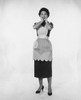 Studio shot of young woman with head in hands Poster Print - Item # VARSAL25542055