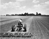 Rear view of a farmer plowing a corn field with a tractor  Kankakee  Illinois  USA Poster Print - Item # VARSAL25530491