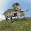 Zuniceratops dinosaur walking on the grass Poster Print - Item # VARPSTEDV600168P