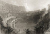 Colisseum Rome Italy. Engraved By E. Roberts. PosterPrint