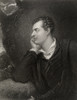 George Gordon, Lord Byron 1788-1824. English Romantic Poet.Engraved By H.Robinson From A Drawing By R.Westall. From The Book _National Portrait Gallery Volume I? Published 1830. PosterPrint - Item # VARDPI1858430