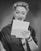 Close-up of a senior woman reading a letter Poster Print - Item # VARSAL25549207