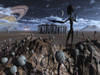 Alien explorers on an alien world Poster Print - Item # VARPSTMAS100126S