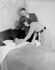 Parents in bedroom with son resting Poster Print - Item # VARSAL255422205