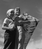 Vintage photograph of children standing with kite Poster Print - Item # VARSAL25516267