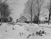 USA  New Hampshire  Peterboro  farm house and barn Poster Print - Item # VARSAL255423979