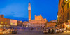 Clock Tower  Torre Del Mangia  Tuscany  Italy Poster Print by Panoramic Images (24 x 12) - Item # PPI126365