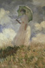 Woman with a Parasol Turned Toward the Left     1886   Claude Monet   Musee d'Orsay  Paris Poster Print - Item # VARSAL11582460