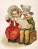 Children Reading  Nostalgia Cards Poster Print - Item # VARSAL9801164
