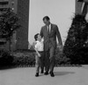Father walking with son with arm around him Poster Print - Item # VARSAL255417125