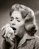 Close-up of a young woman sneezing Poster Print - Item # VARSAL25518535