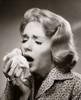 Close-up of a young woman sneezing Poster Print - Item # VARSAL25518535