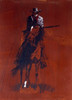 Cowboy with shotgun on horseback Poster Print - Item # VARSAL902137067