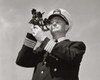 Low angle view of a ship captain looking through a sextant Poster Print - Item # VARSAL2553701