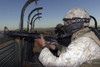 September 8, 2005 - Rifleman keeps alert as he approaches the Military Operations on Urban Terrain facility at Combat Center's Range 200. Poster Print - Item # VARPSTSTK102125M