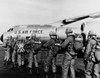 Group of paratroopers standing in a row near a military airplane  101st Airborne Division  Fort Campbell  Kentucky  USA Poster Print - Item # VARSAL25543862