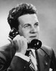Close-up of a businessman using a telephone Poster Print - Item # VARSAL25514967