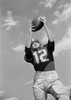 Low angle view of american football player Poster Print - Item # VARSAL255419055