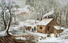 Home in the Wilderness   Currier and Ives  Lithograph Poster Print - Item # VARSAL900131962