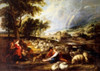 Landscape in a Rural Setting by Peter Paul Rubens  17th Century   France  Paris  Musee du Louvre Poster Print - Item # VARSAL11582090