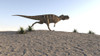 Ceratosaurus running across a barren landscape Poster Print - Item # VARPSTKVA600487P