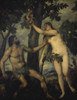 The Temptation of Adam and Eve   c. 1571-1575   Titian   Oil on canvas   Museo del Prado  Madrid Poster Print - Item # VARSAL900101745