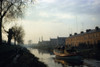 Boat On Grand Canal, Dublin City, County Dublin, Ireland PosterPrint - Item # VARDPI1854671