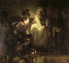Saint Peter Denying Christ   1660  Rembrandt Harmensz van Rijn   Oil on canvas  Rijksmuseum  Amsterdam  Netherlands Poster Print - Item # VARSAL2622027
