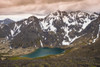 Scenic view of Skip Lake and valley from Ship Pass in the Chugach State Park near Anchorage, Southcentral Alaska, summer   PosterPrint - Item # VARDPI12305281
