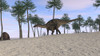 Dicraeosaurus walking in a tropical environment Poster Print - Item # VARPSTKVA600329P