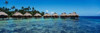 Beach Huts  Bora Bora  French Polynesia Poster Print by Panoramic Images (37 x 12) - Item # PPI29468