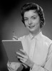 Portrait of secretary writing Poster Print - Item # VARSAL25548831