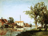 A Dutch Canal Scene  1859  Johan Barthold Jongkind  Oil on Canvas Poster Print - Item # VARSAL900141613