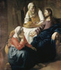 Christ in the House of Martha and Mary  1655-1656   Jan Vermeer   Oil on Canvas  National Gallery of Scotland  Edinburgh Poster Print - Item # VARSAL9007457
