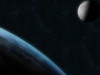 Earth and the moon Poster Print - Item # VARPSTKAU100010S