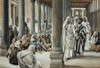 Jesus Walking on Solomon's Porch  James Tissot  Poster Print - Item # VARSAL999177