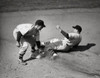 Two baseball players playing in baseball field Poster Print - Item # VARSAL2557097B