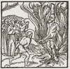 A heretic being burnt at the stake during the Tudor period in England. From a contemporary print. PosterPrint - Item # VARDPI2430210